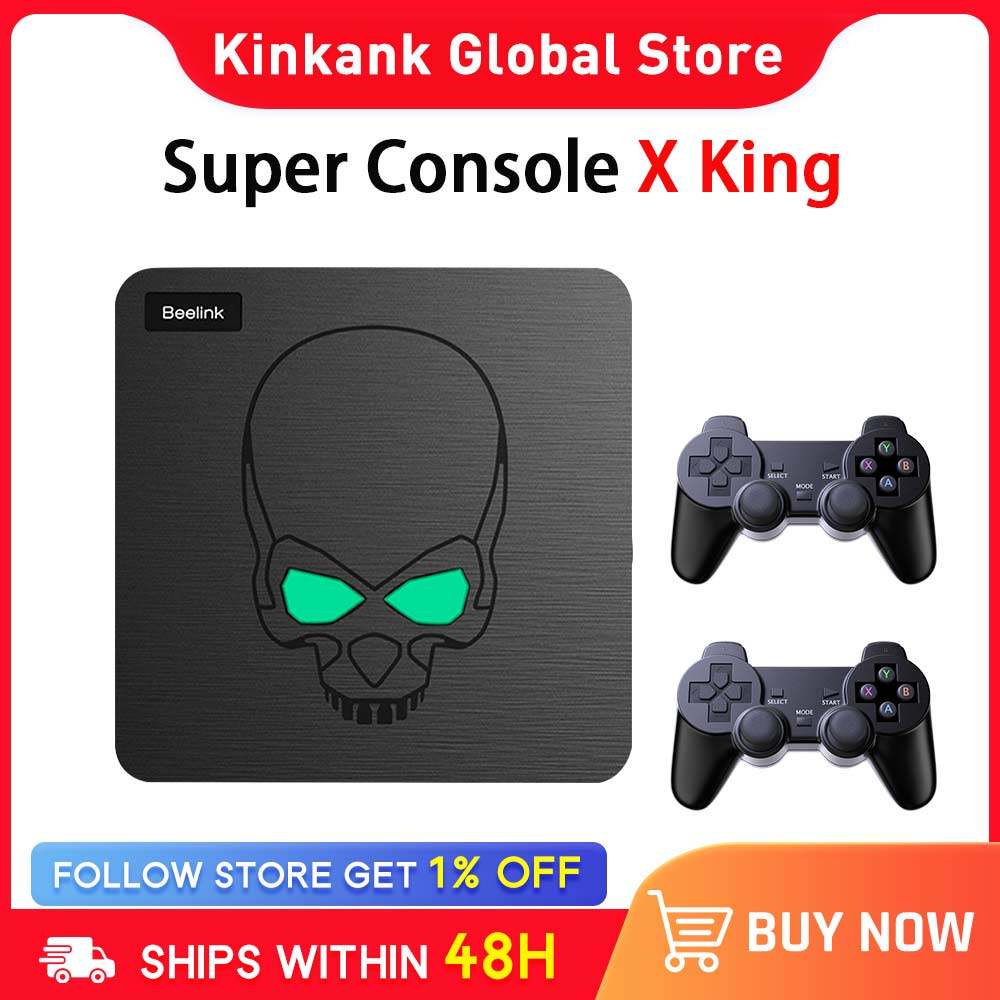 KINHANK Retro Game Console Super Console X King 49000 Games-淘宝Taobao ...