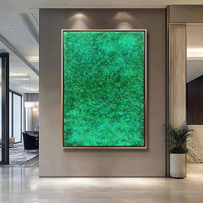 Modern Decorative Painting Acrylic Diamond Physical Installation Hotel Restaurant Corridor Entrance Wall High-End Floor-Standing Hanging Painting Modern Decorative Painting Acrylic Diamond Physical Installation Hotel Restaurant Corridor Entrance Wall High-End Floor-Standing Hanging Painting