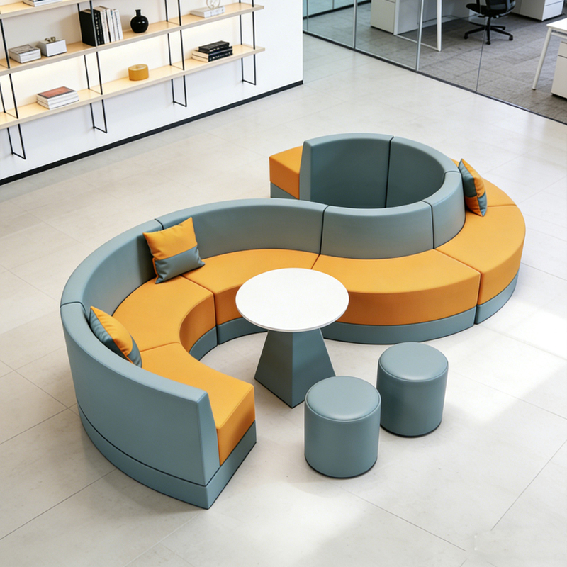 Modern and Stylish Waiting Area for Training Institutions, Bank Lobby, Rest Area, Sales Office Reception Room Sofa Set Modern and Stylish Waiting Area for Training Institutions, Bank Lobby, Rest Area, Sales Office Reception Room Sofa Set