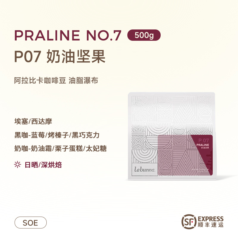 P07 Arabica Dark Roast Italian Blend American Black Coffee Beans Imported from Ethiopia Lebunna