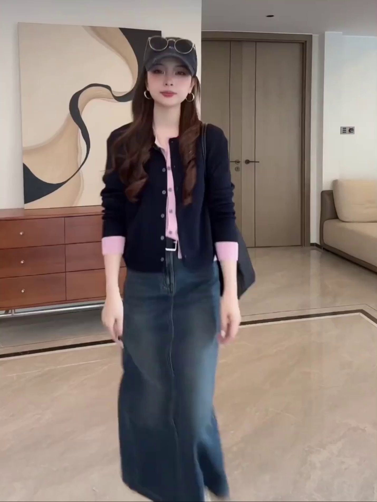 秋装巨好看假两件针织早秋女装2025新款时尚洋气针织开衫外套上衣_COSPLAY配件_淘宝游戏网