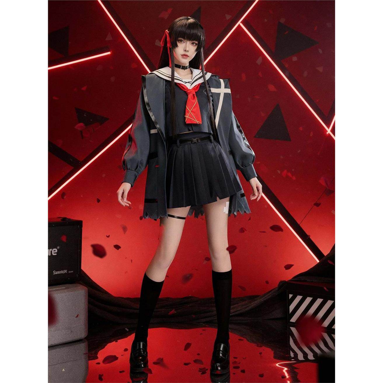 千咲cos服鸣潮C服同款套装二次元JK日常cosplay表演服饰_Cosplay女装_淘宝游戏网