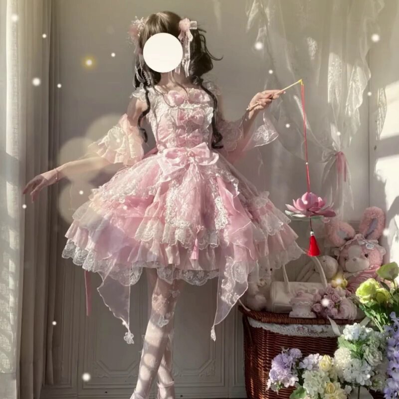 春水映梨花,白糖少女的Lolita裙温柔如诗_lolita洛丽塔连衣裙_淘宝游戏网