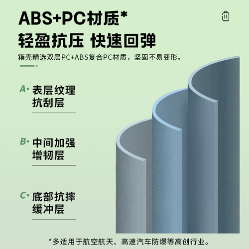 象戈 Универсальный вместительный и большой прочный высококачественный чемодан, 20 дюймов, 24 дюймов