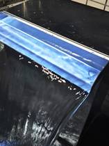 Waterfall outlet stainless steel black water curtain wall flow sink fish pond landscape rockery sink curtain duckbill water feature