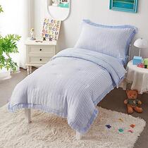 SUCHDECO Light Blue Toddler Bedding Set for Girls Blue Comfo