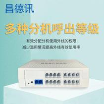 Changdexun ME program-controlled telephone exchange 1 in 8 out 3 in 8 out color ring tone one-click navigation PABX fax automatic detection