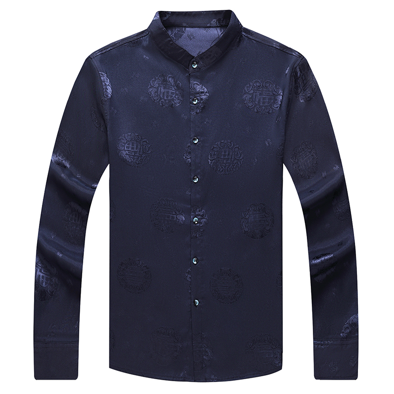 恒源祥 Thin shirt, Chinese style, for middle age