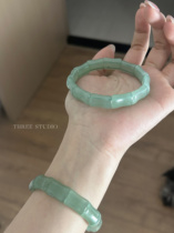 THREE Original Ten Thousand Cold Jade Natural Jade Bamboo Bracelet New Chinese Style Bracelet Niche Jewelry Gift