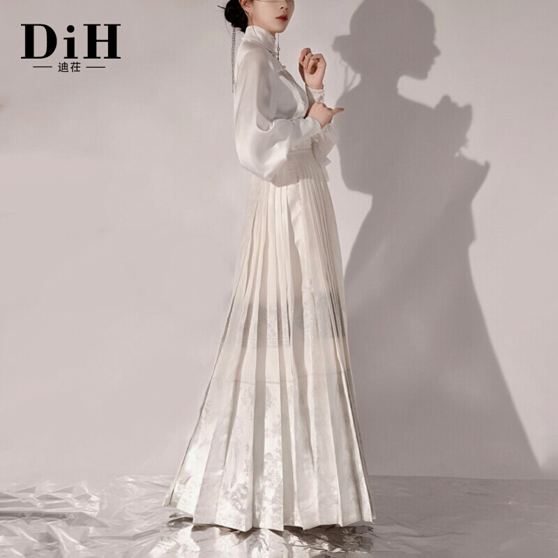 Original Ming-Style Mamian Skirt 2025 New Model Adult New Chinese Style Traditional Hanfu Women's White Skirt Set