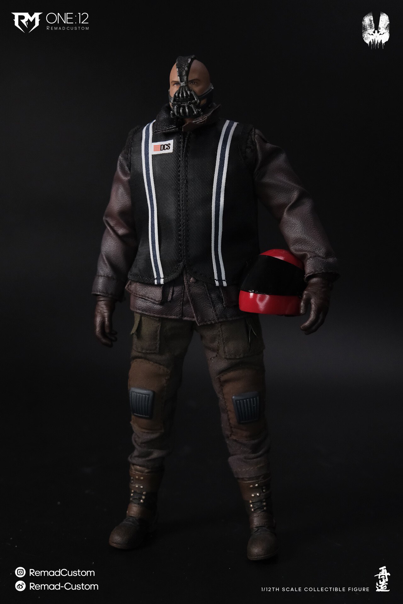 Remad Custom 1/12 ベイン　BANE　(1) 1/12 Remad Custom RM001 The Dark Knight Bane Male Action Figure