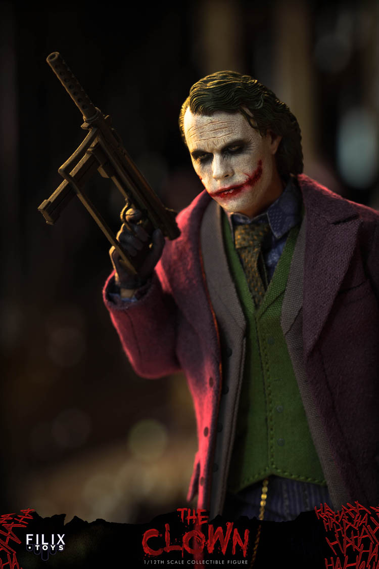 FILIX FX004 1/12 Batman Joker Heath Ledger 6