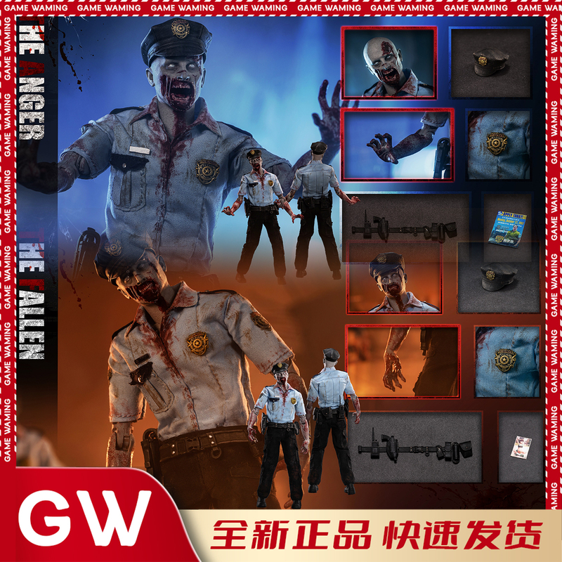 1/12 Patriot Studio Biohazard Original Color Fallen One Angry One White Limited Edition Zombie Police Officer