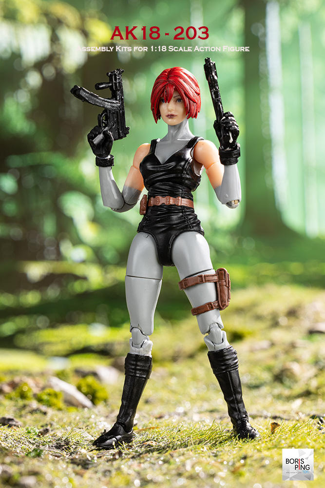 BORISPING TOYS AK18-203 Dino Crisis Regina 1/18 Action Figure
