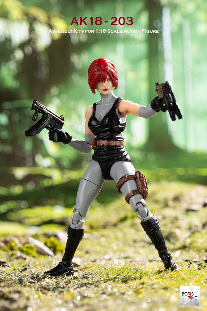BORISPING TOYS AK18-203 Dino Crisis Regina 1/18 Action Figure