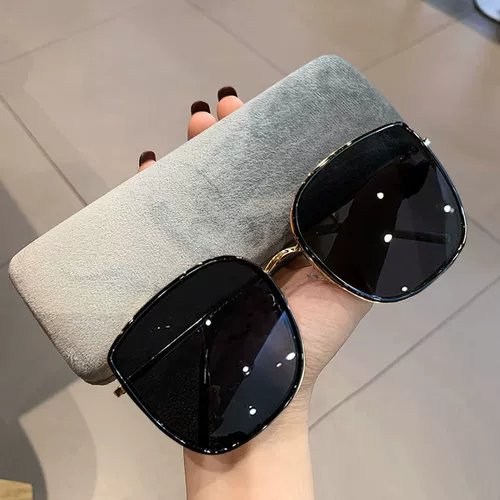 Брендовые солнцезащитные очки, в корейском стиле, защита от ультрафиолета, по фигуре, популярно в интернете