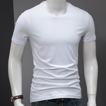 Cotton mens T-shirt short sleeve 2021 summer New embroidery pattern mens round neck half sleeve body shirt trend T-shirt