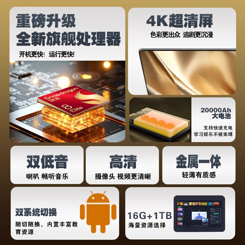 [International Overseas Version] 2025 New Tablet Computer with Play Store for China, Hong Kong, and Taiwan Matepad