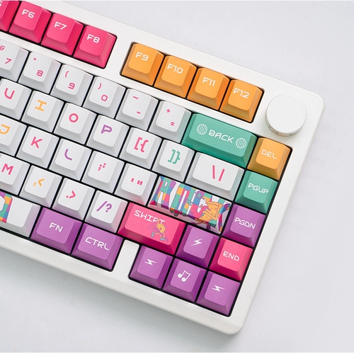 LEOBOG HI8 Mechanical Keyboard Kit Предоставлена ​​80 клавиш нагревание клавиши PBT Материал.