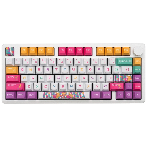LEOBOG HI8 Mechanical Keyboard Kit Предоставлена ​​80 клавиш нагревание клавиши PBT Материал.