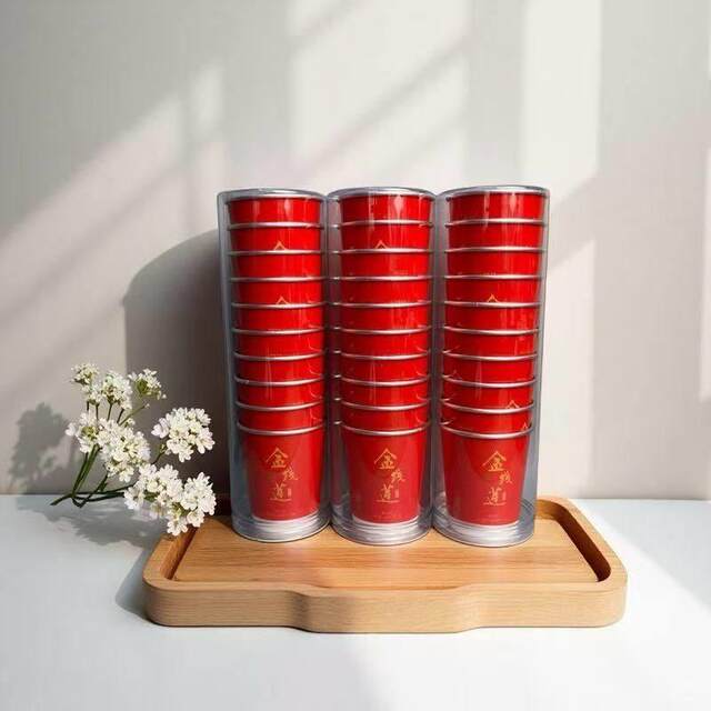 Authentic Nanjing Origin Direct Sales Golden Thread Lotus Health Tea Cups Disposable Convenient Cups for Hosting and Entertaining with
