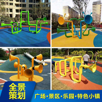 Outdoor microphone customized kindergarten park microphone wall percussion instrument combination large playground equipment