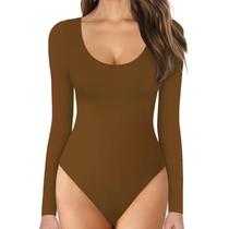Cross-border European and American 2022 Amazon new spring womens sexy body-shaping round neck long-sleeved slim double-layer jumpsuit