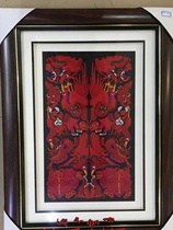 New embroidery hanging paintings Chinese decorative paintings gold-painted fine Thangkas living room entrance combination hanging paintings altar products