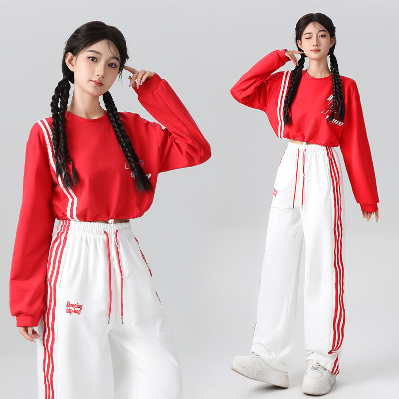 🔥团体舞蹈服街舞服装女DS演出服韩舞女团打歌服爵士舞服装,舞动全场的必备神器!💃 -哺乳吊带-淘宝百科网