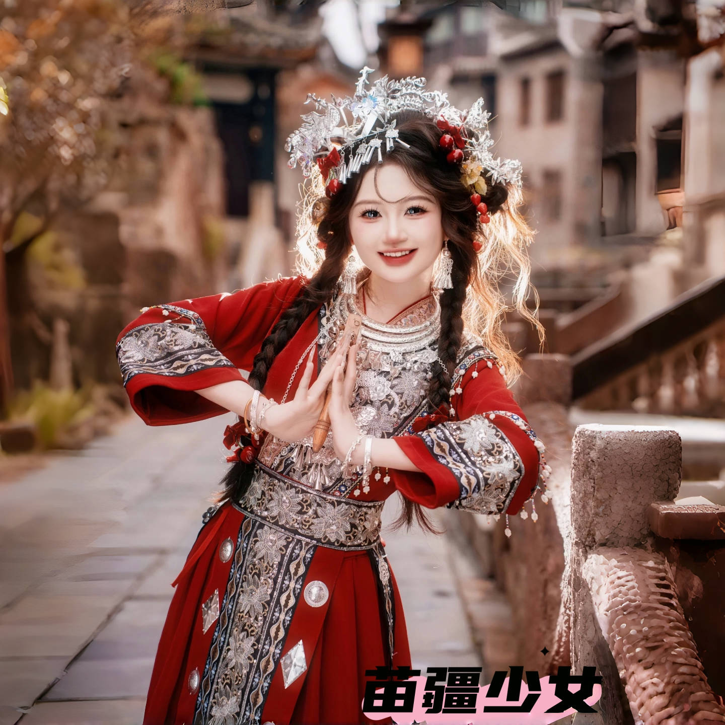 Новые этнические костюмы Miaojiang для девочек, пятьдесят шесть этнических костюмов, чистая одежда знаменитостей, путешествия, съемки, праздник, длинная юбка в национальном стиле