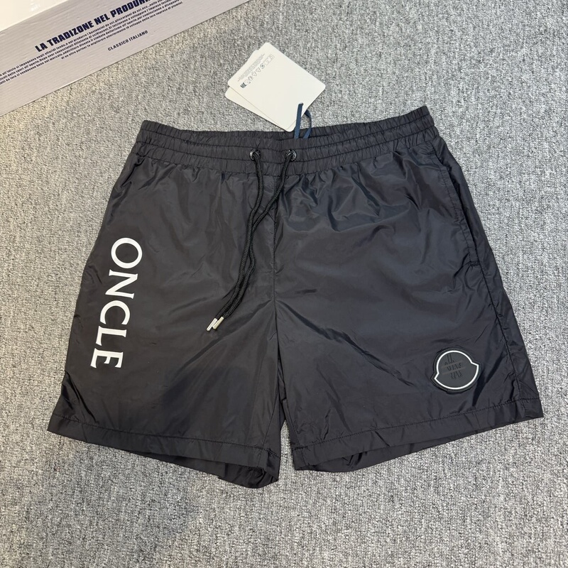 American-Style Trendy Brand High-End Casual Sports Shorts for Men 2025 Summer Thin Quick-Drying Letter Print Three-Quarter Beach Shorts