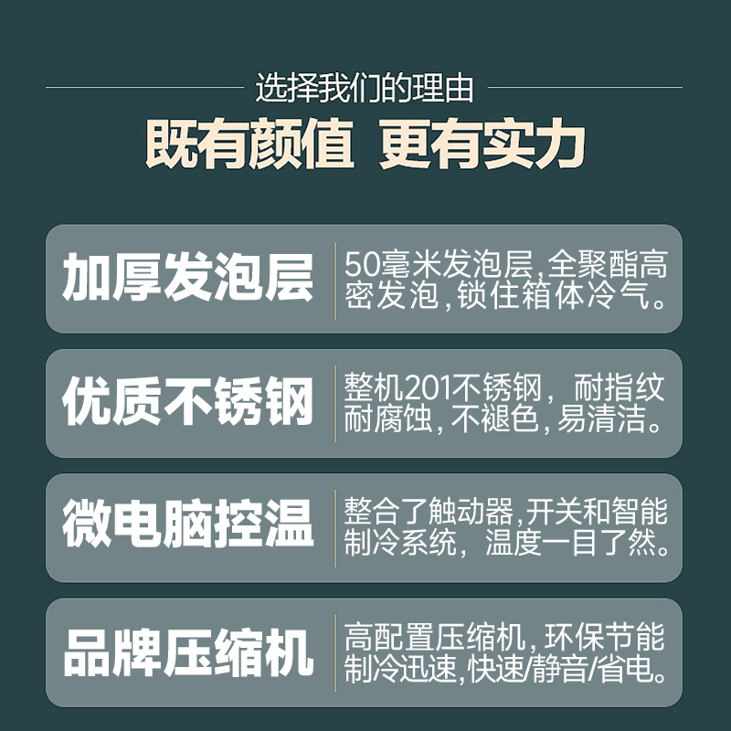 Front and Rear Opening Refrigerated Display Cabinet Double-Way Freezer Vertical Fresh-Keeping Cabinet Hot Pot Restaurant Double-Sided Display Commercial Refrigerator