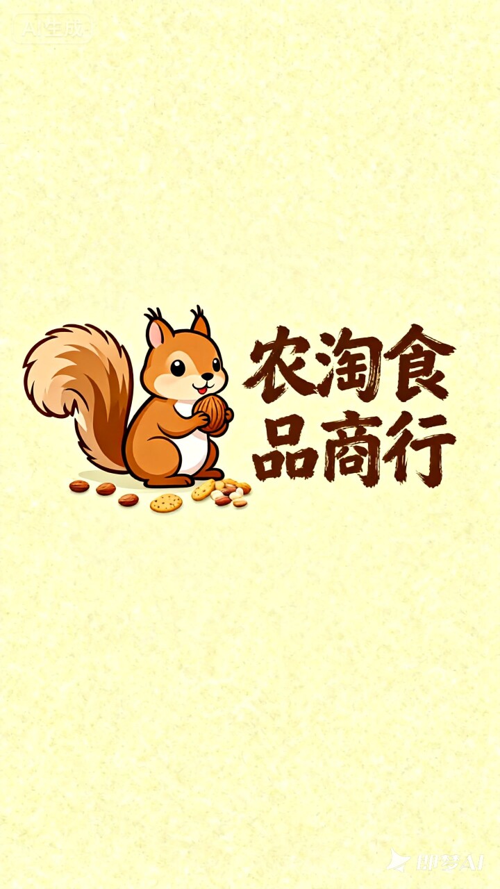 农淘食品商行的LOGO