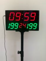 Basketball electronic scoreboard scorer for general use in competitions 24-second countdown remote control score turnover timer portable