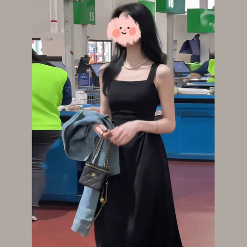 Летняя майка, корсет, длинная юбка, подходит для подростков, французский стиль