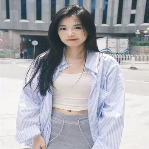 Синяя тонкая рубашка, защита от солнца, подходит для подростков