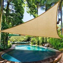 160GSM 90% Anti UV HDPE Sun Shade Net Home Garden Triangle