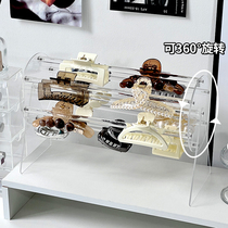 Hairpin Shark Clip Rotating Storage Rack Desktop Clip Shark Clip Storage Organizing Bag Grab Clip Rotating Storage Artifact