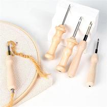 5MM 3 5MM Knitting Embroidery Pen Wooden Handle Weaving Mult