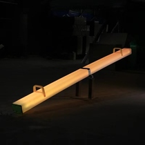 Glowing seesaw LED internet celebrity outdoor waterproof solar park square activity childrens double interactive toy