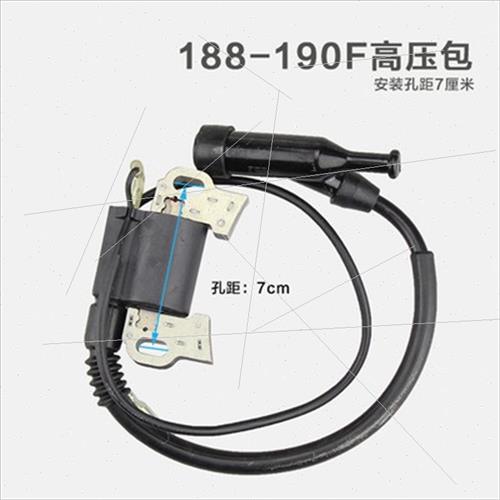 168 petrol engine high pressure pack 3 KW generator ignition coil 188F5KW high-power water pump power accessory-Taobao