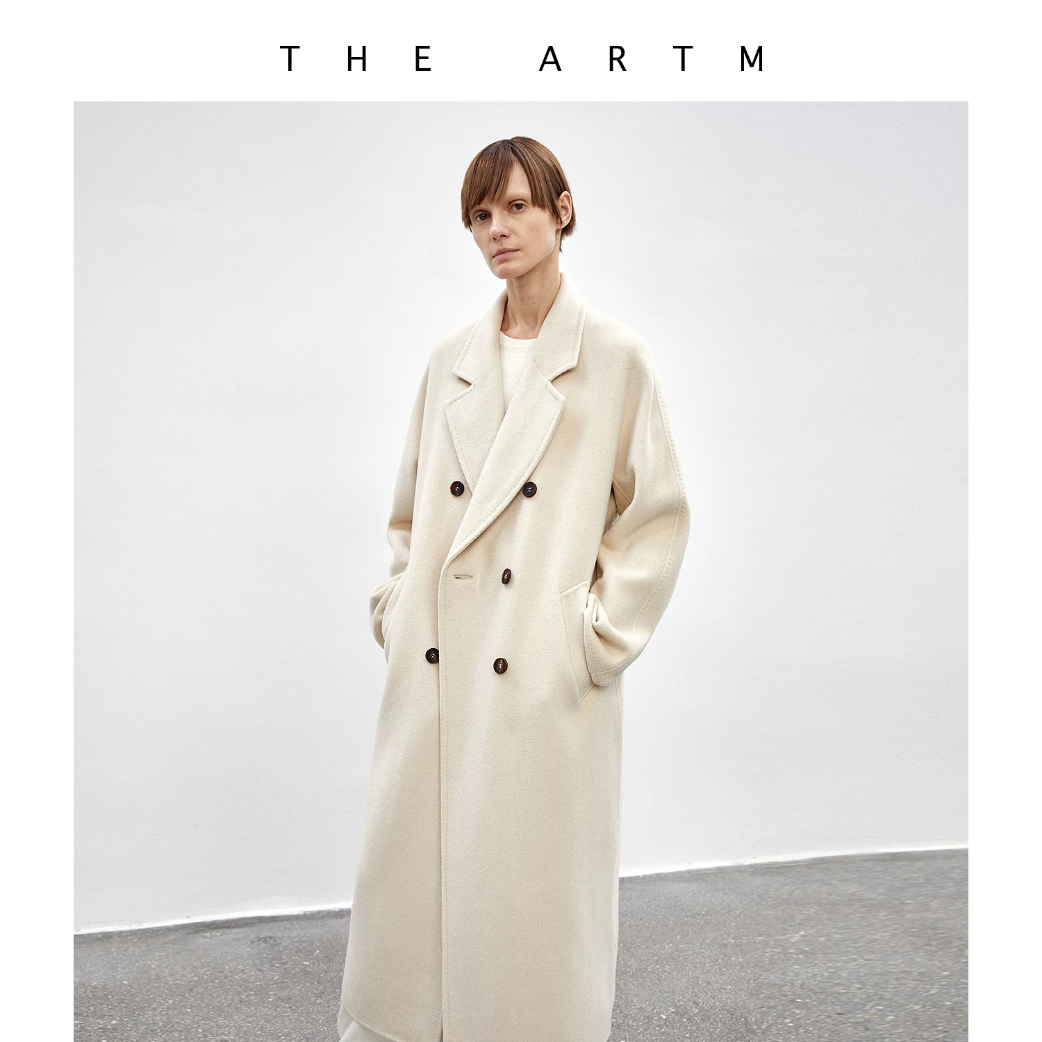 THE ARTM Classic high quality woolen coat, jacket