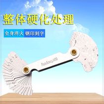 American thread gauge metric 60 degree 55 degree stainless steel inch thread gauge thread sample gauge r gauge measuring tool