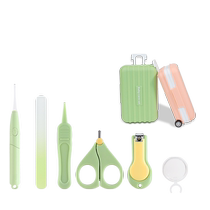 Baby nail clipper set anti-pinch safety nail clipper artifact portable care for newborn babies special nail clippers