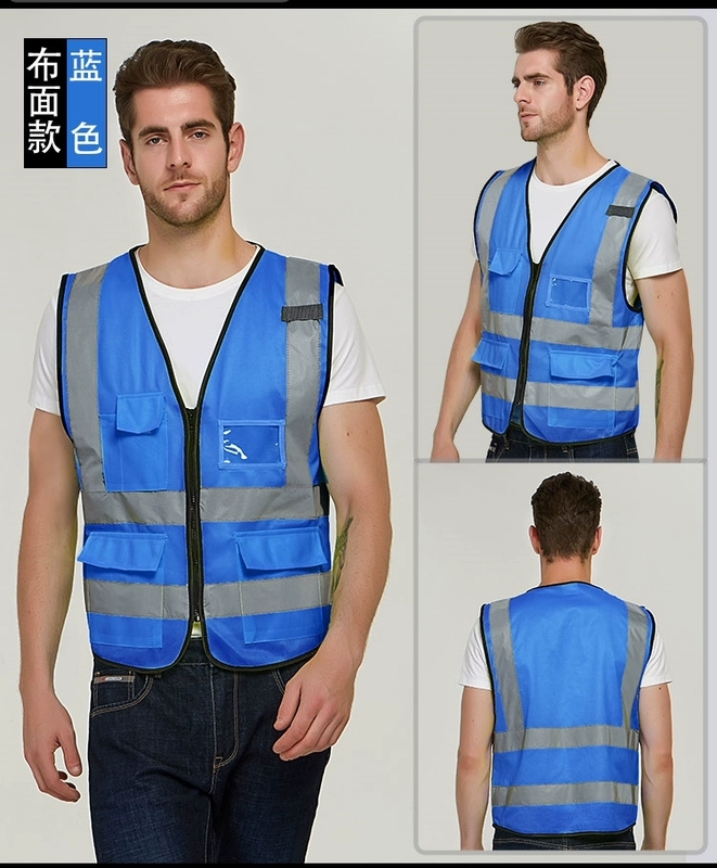 Tùy 
            chỉnh áo vest an toàn phản quang vest công trường xây dựng công nhân vệ sinh giao thông xây dựng quần áo thoáng khí tùy chỉnh huỳnh quang cưỡi áo khoác quần áo bảo hộ có phản quang