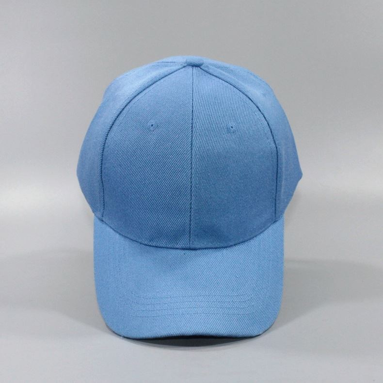 100% Cotton Pure White Solid Color Student Sports Day Military Training Activity Duck Bill Cap Unisex Face-Flattering Sun Protection Hard Top Baseball Cap