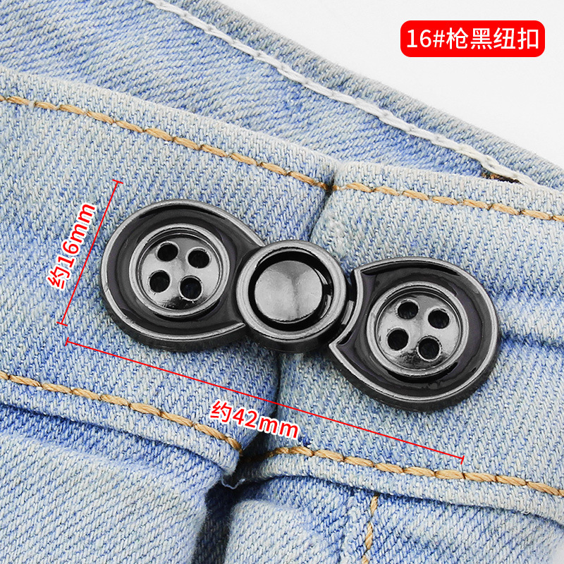 Men's Waist Tightening Buckle for Jeans, Waist Size Reduction Fixing Buckle, Pants Waist Tightening Button, Size Adjustment Buckle
