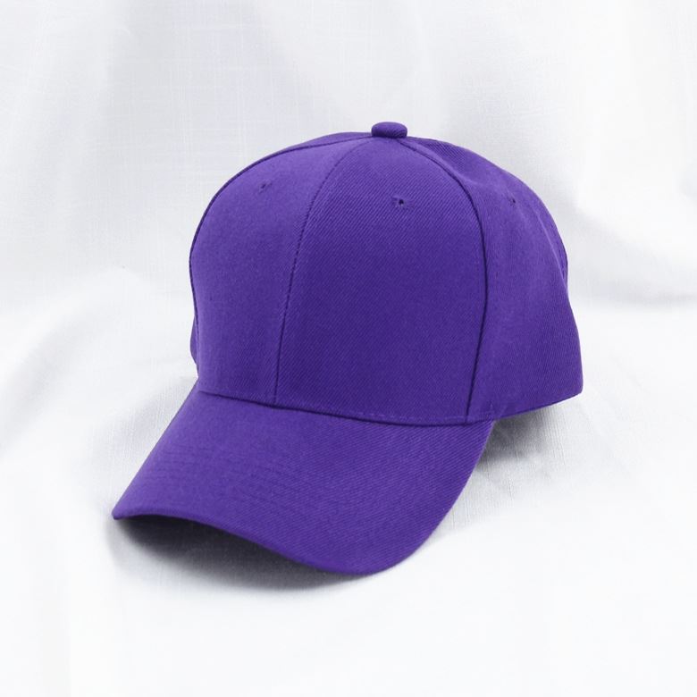 100% Cotton Pure White Solid Color Student Sports Day Military Training Activity Duck Bill Cap Unisex Face-Flattering Sun Protection Hard Top Baseball Cap