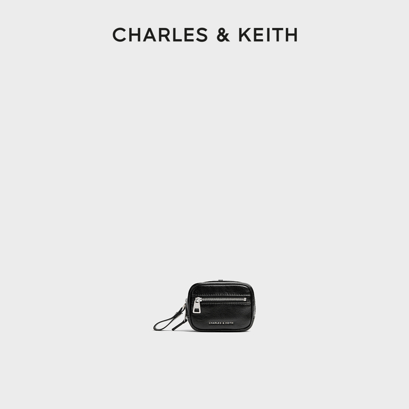 Charles&Keith26 Autumn New Product Ck6-60840674 Fashionable Bag with Coin Purse and Hand-Held Mini Bag