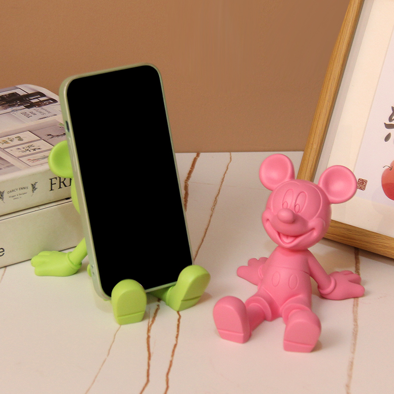 Cartoon Cute Mickey Phone Stand Ornament Creative Phone iPad Tablet Stand Desktop Decoration Girl Gift